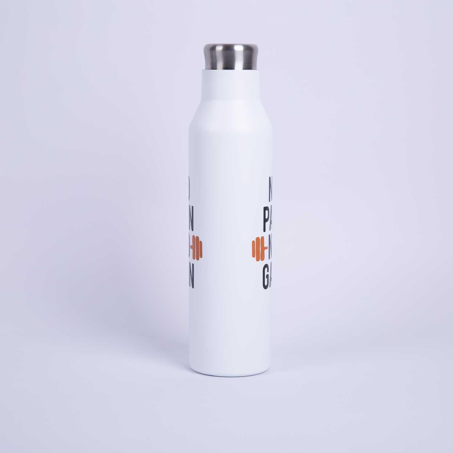 No Pain No Gain Stainless Steel Bottle 750 ml from Marella