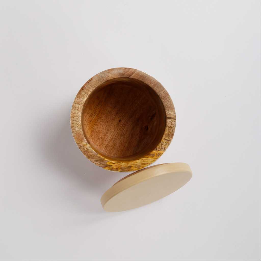 Wooden Canister From Dwell
