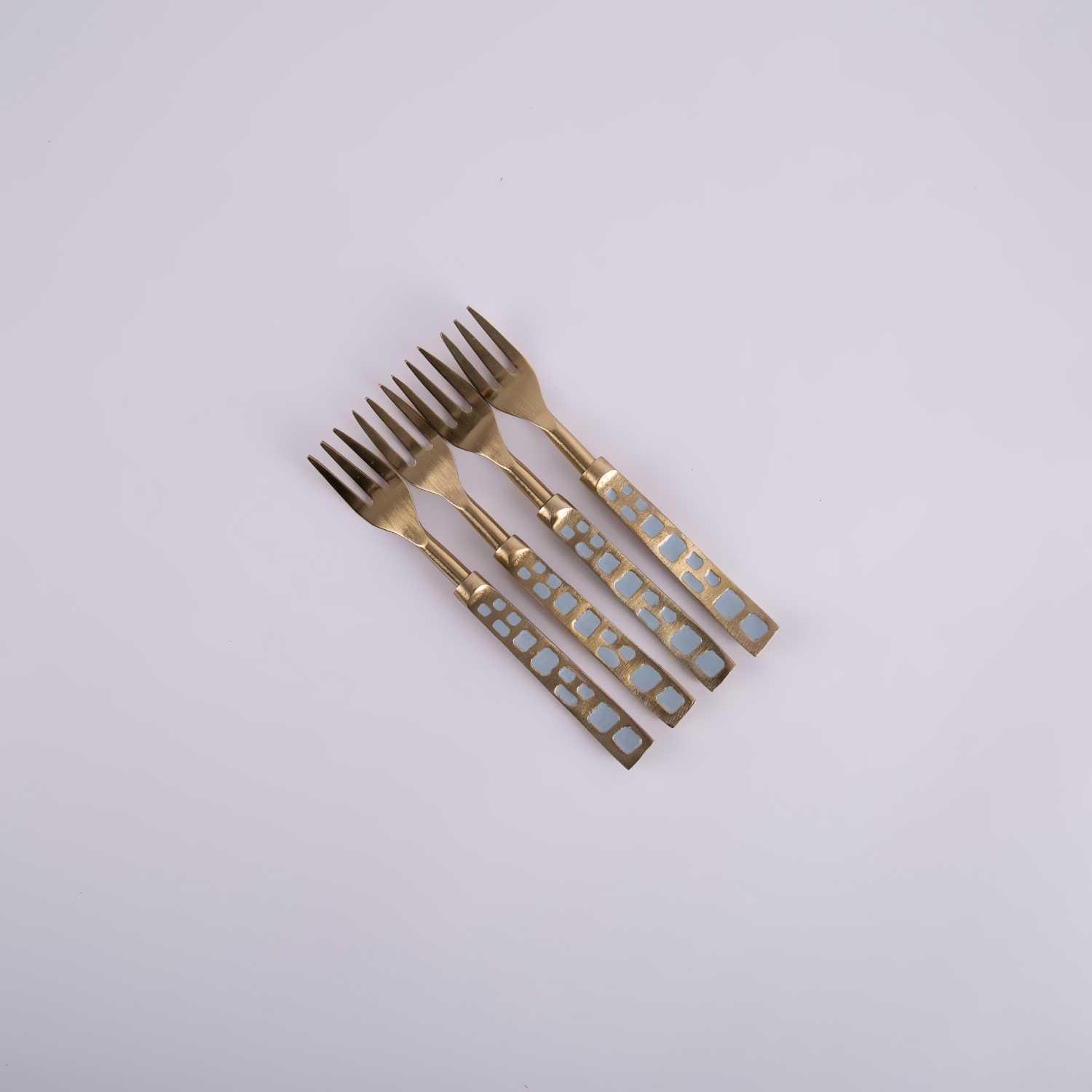 

forks set of 4 from zyana, Multi colour