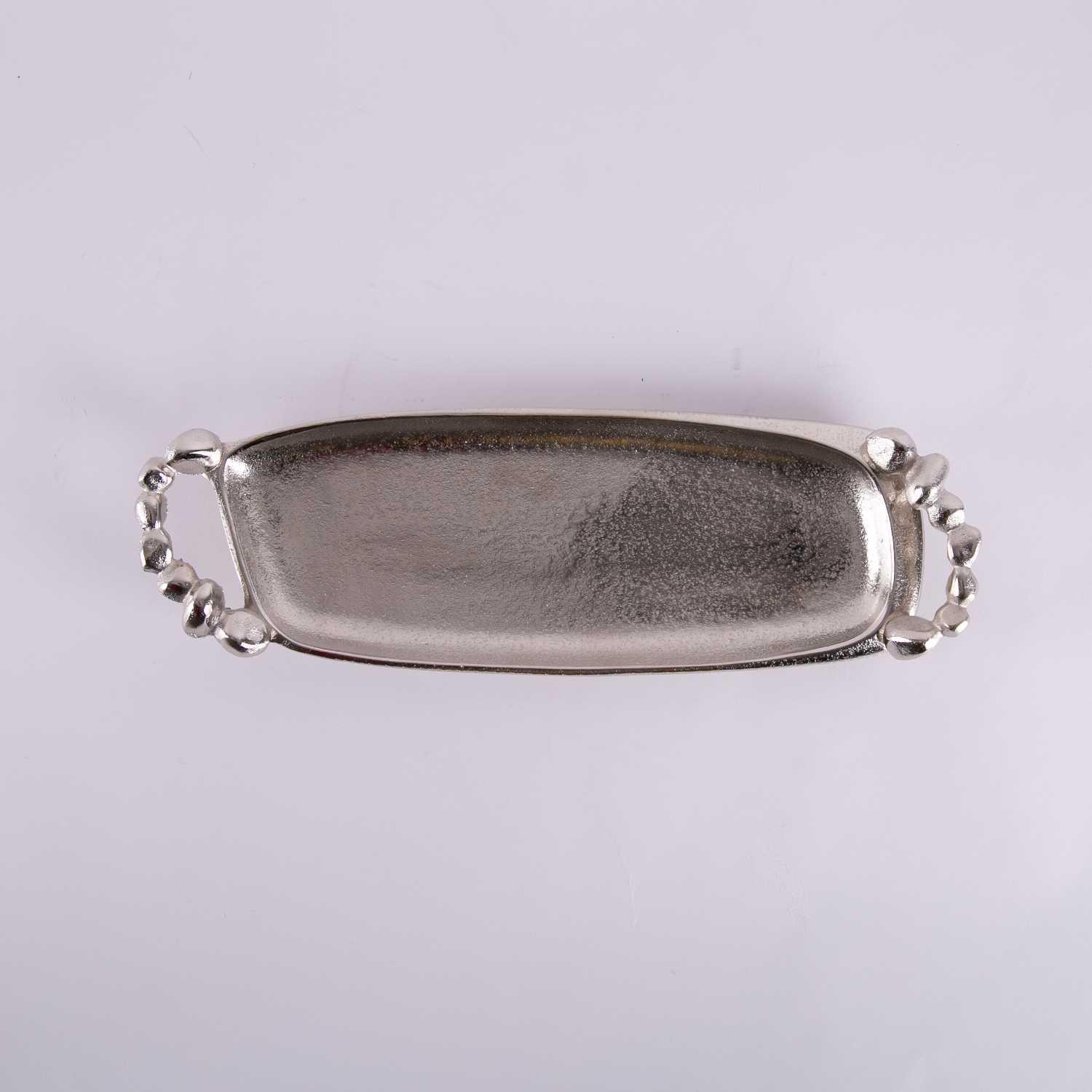 

serving tray from norseen, Silver white