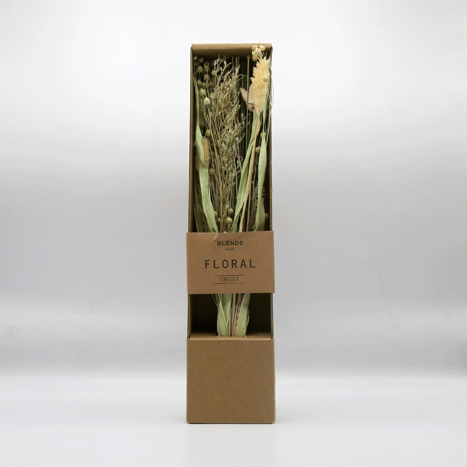 Fox Tail & Teesi Grass Bunch - Mint Green