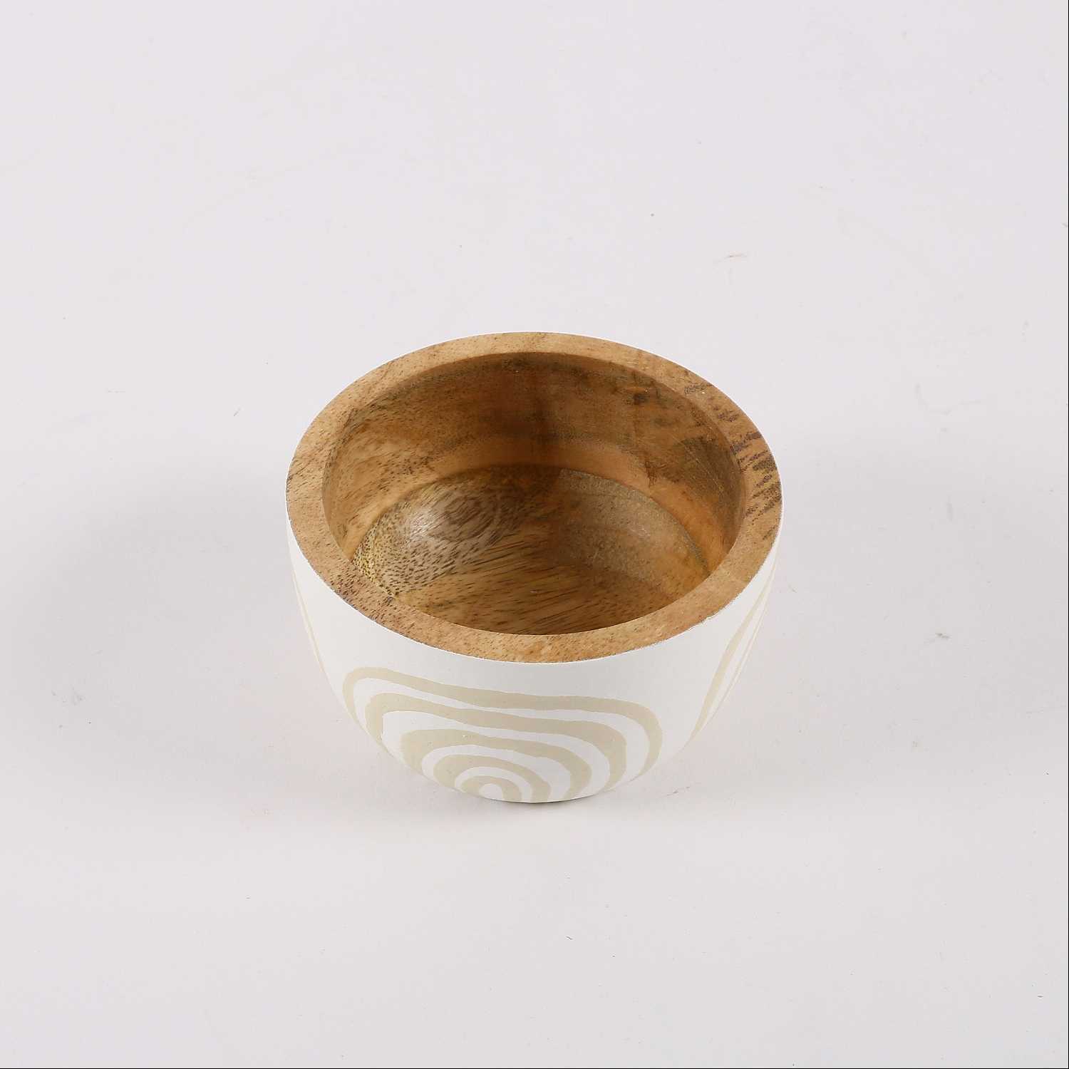 Wooden Bowl Bohemian style