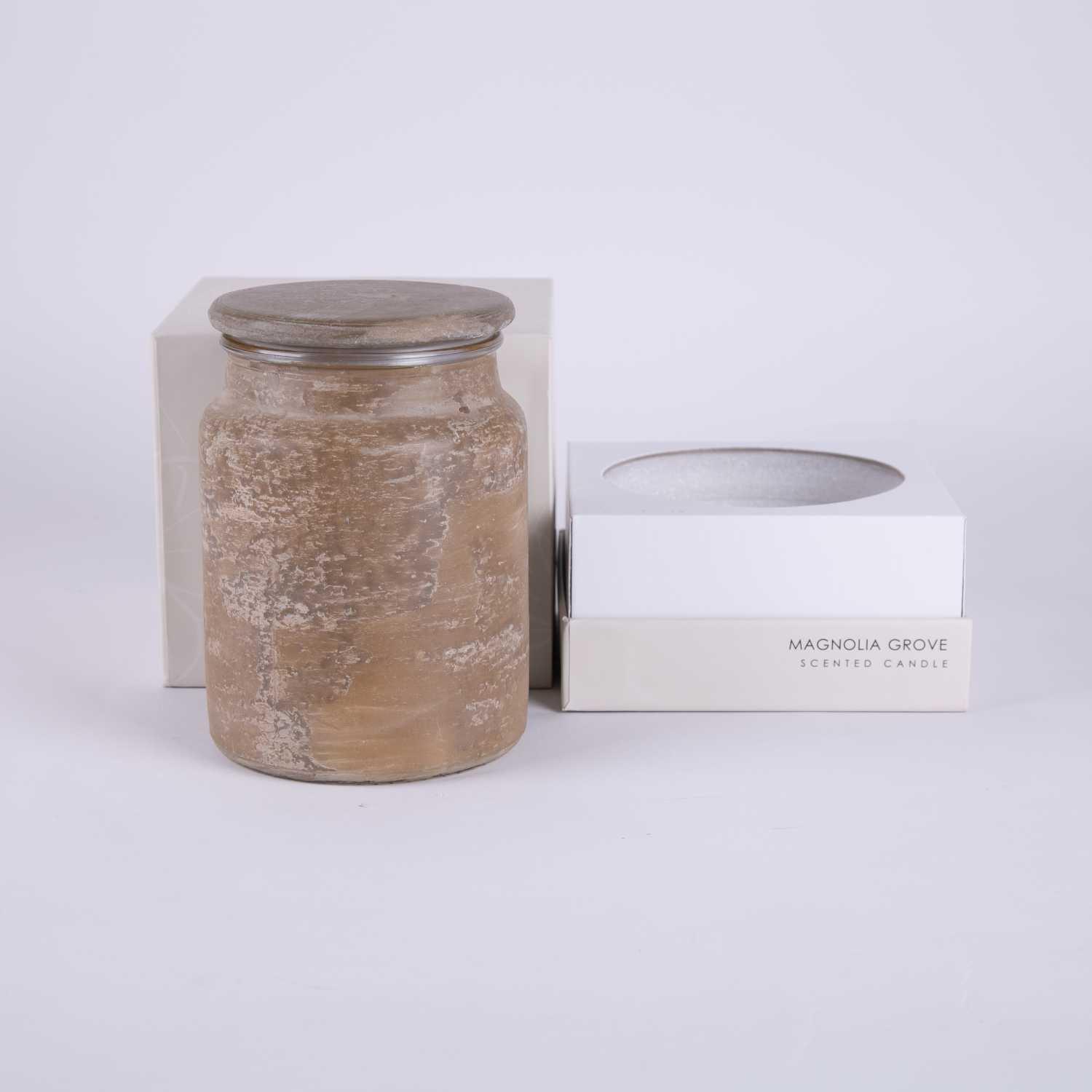 شمعة زجاجية معطرة  ماجنوليا جروف