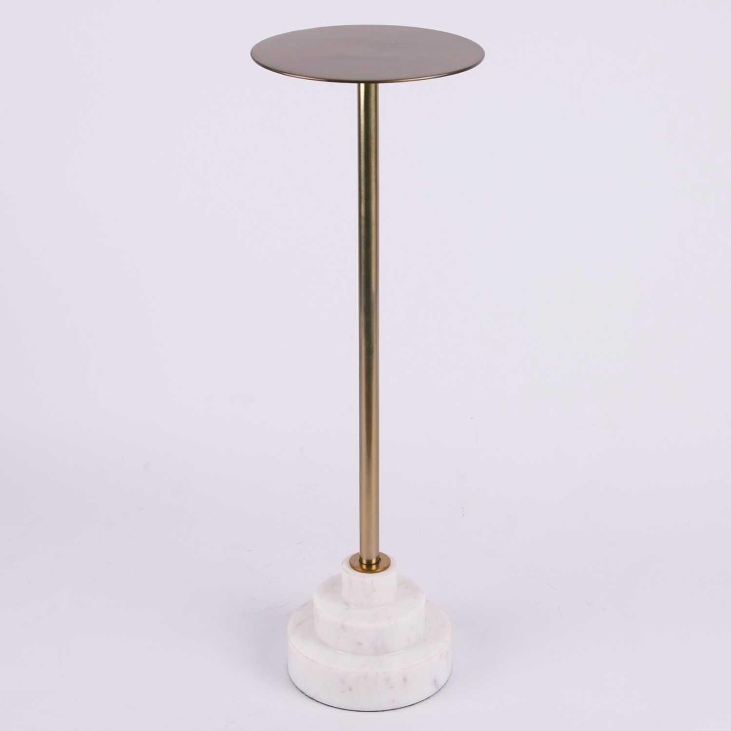 Side Table with Marble Base