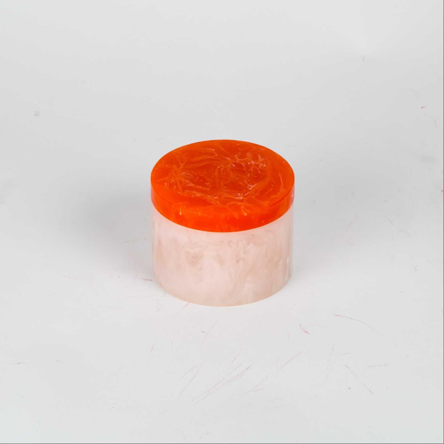 

storage box pink orange