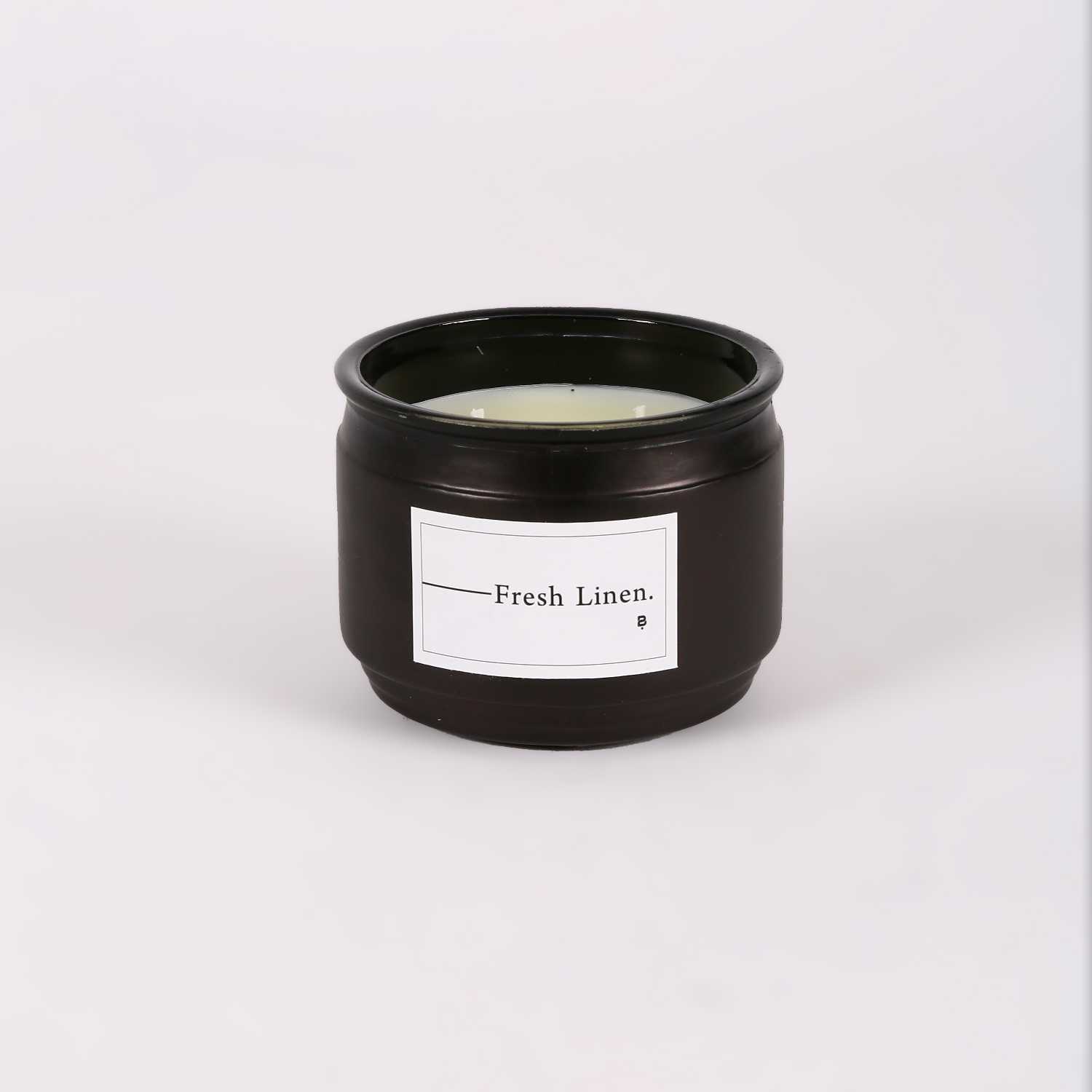 Scented Glass Jar Candle Fresh Linen