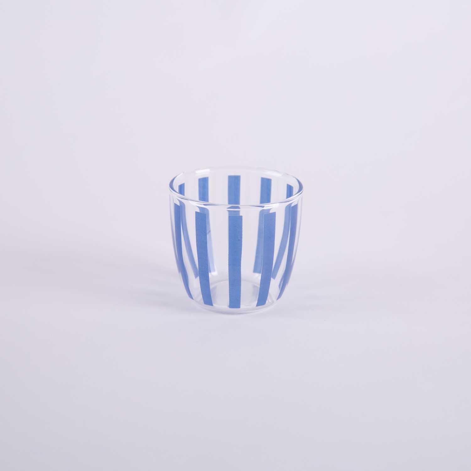 

a set of coffee cups from zyana, Transparent dark blue