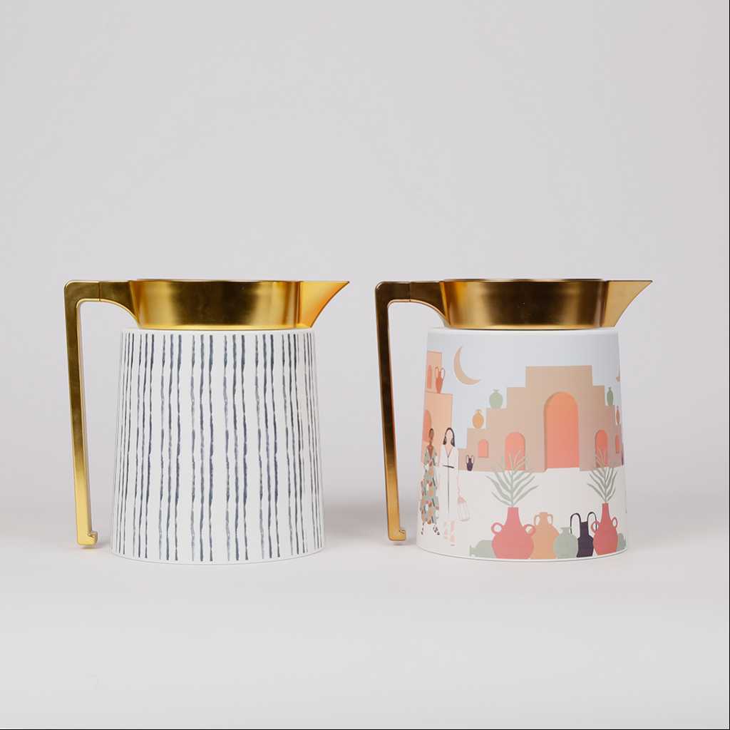 Vacuum Flask Triple Stripes From Pure