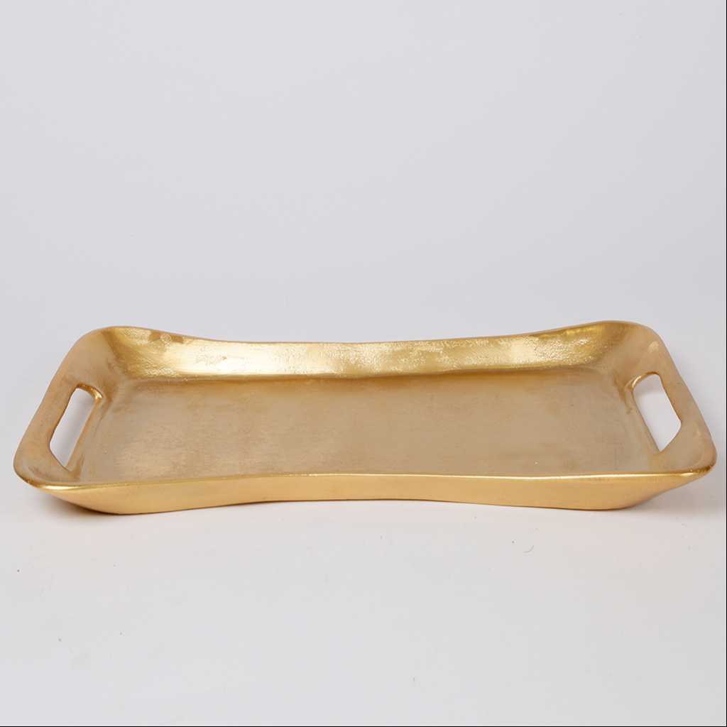 Serving metal tray