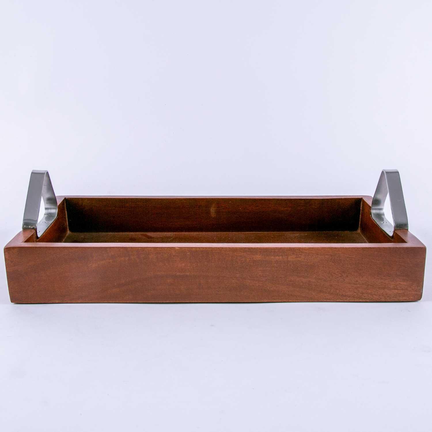 

wooden serving tray, Brown