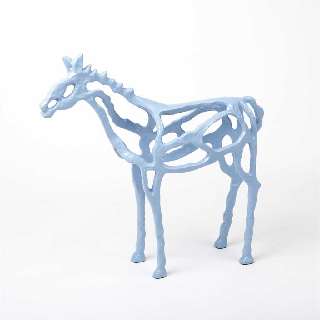 

horse figurine from azha, Blue