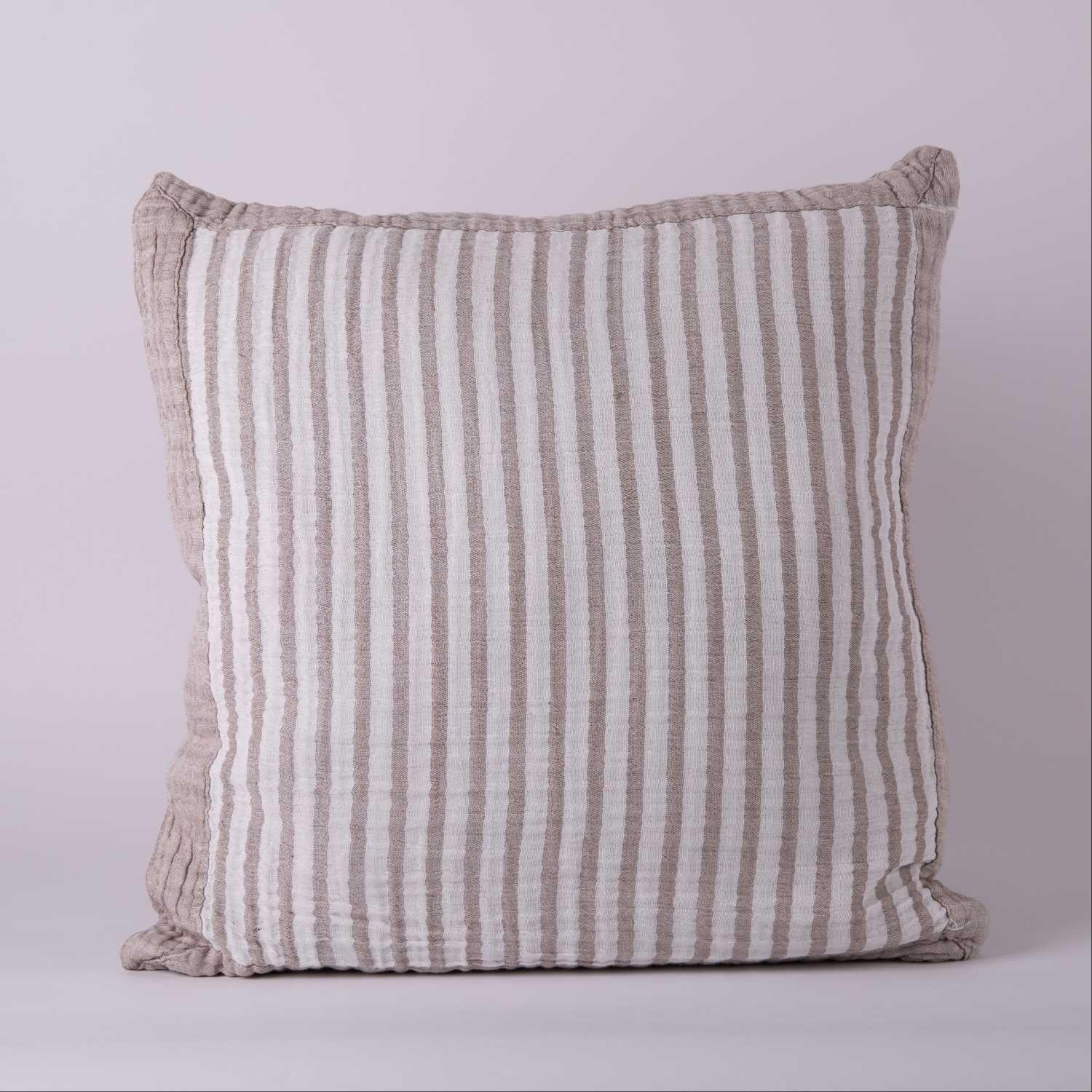 

milana cushion cover whitebeige, Beige white