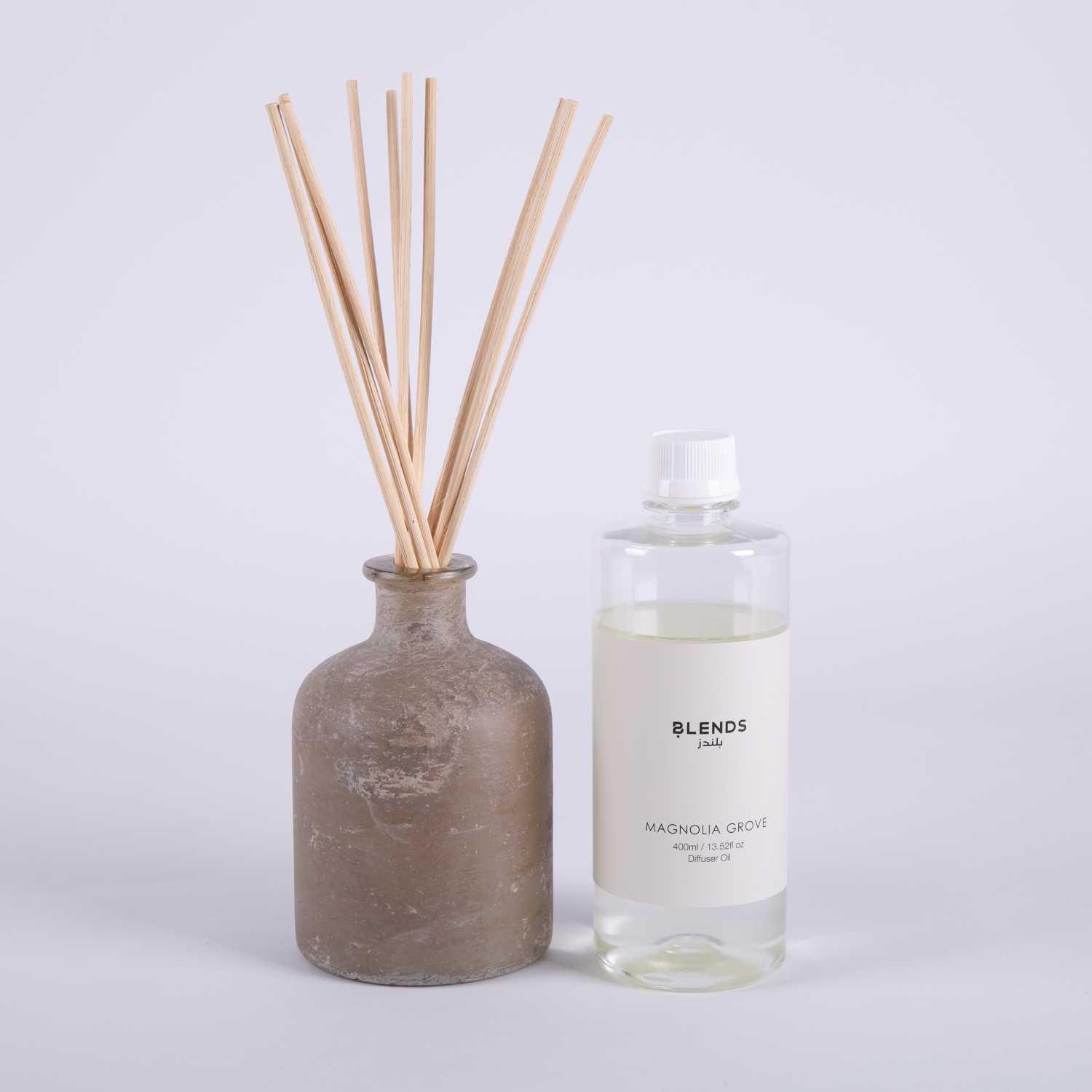 

aromatherapy stick diffuser with pieces of magnolia grove sticks, Multi colour multi colour