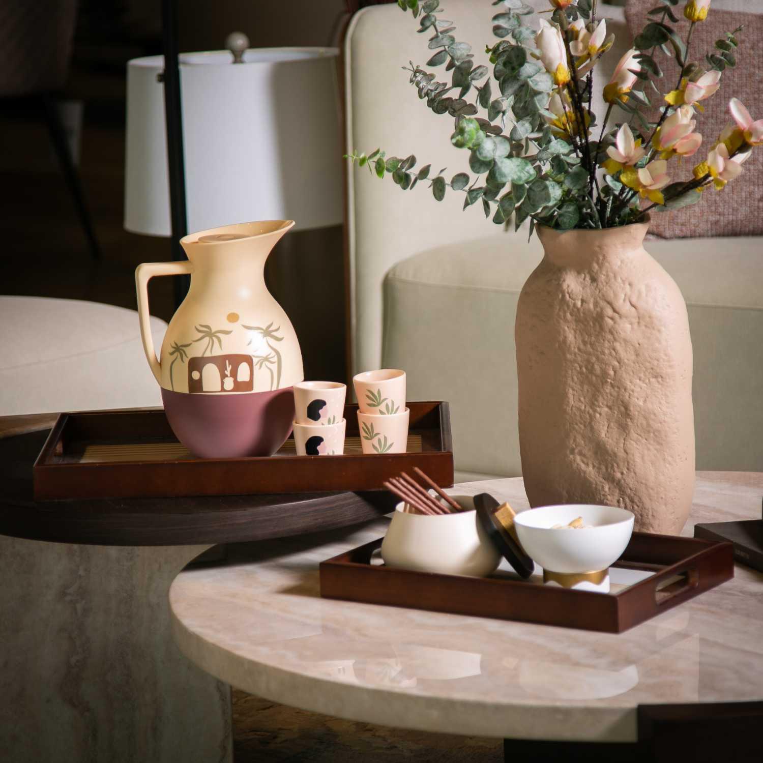 Large Wooden Tray from Aurora