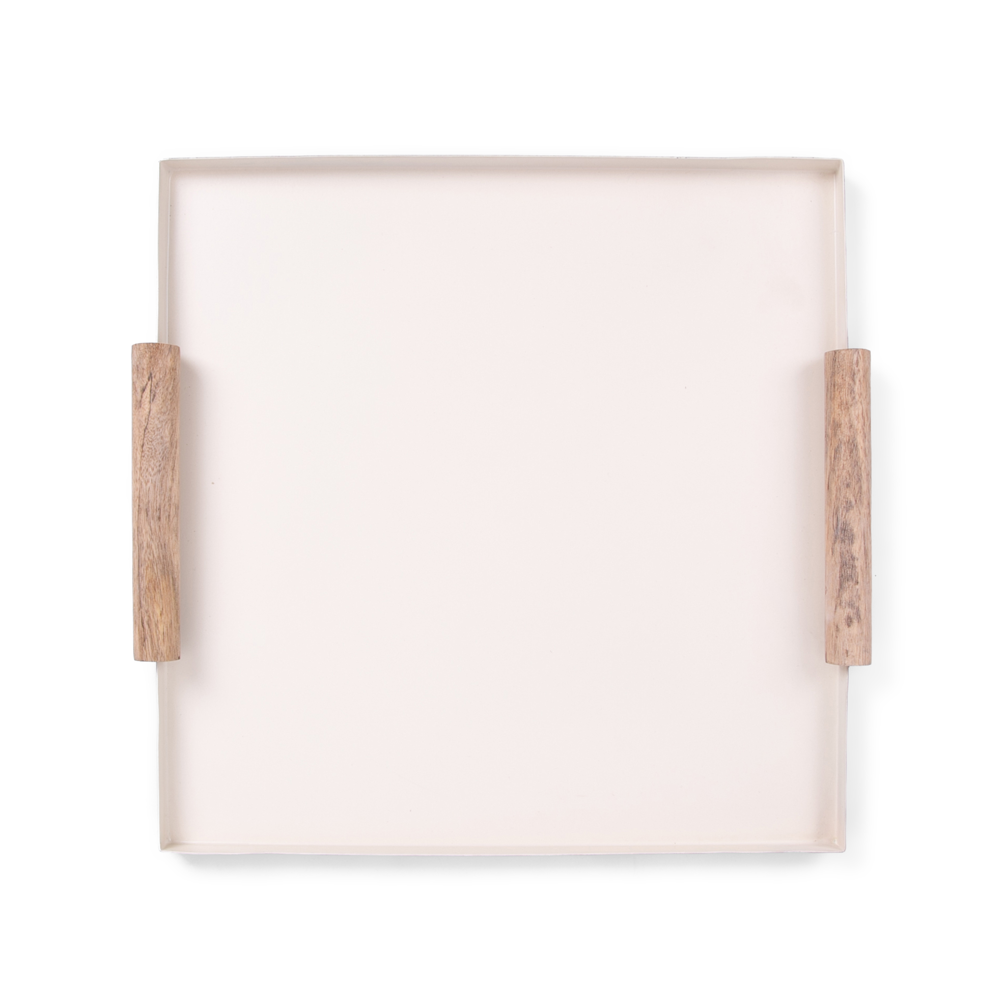 صينية تقديم حجم صغير مربعة بيج و اسود من اورورا