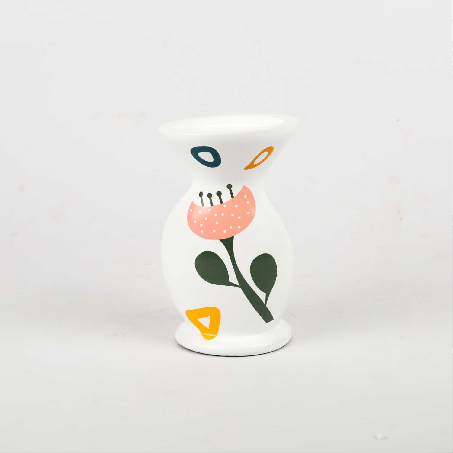 

decorative vase, White multi colour