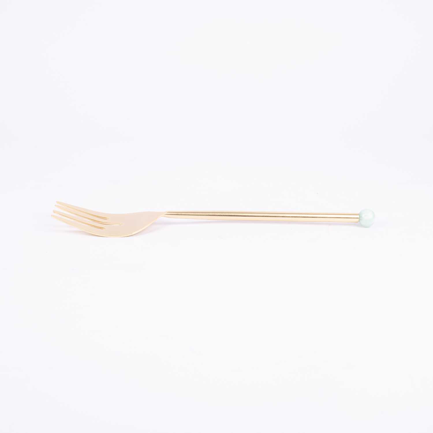 Salad Server With Resin Ball Set2