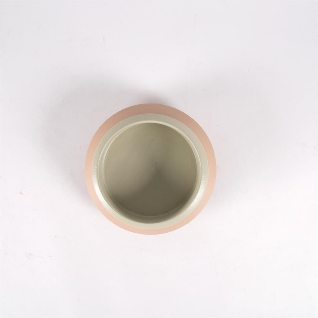 Wooden round serving bowl