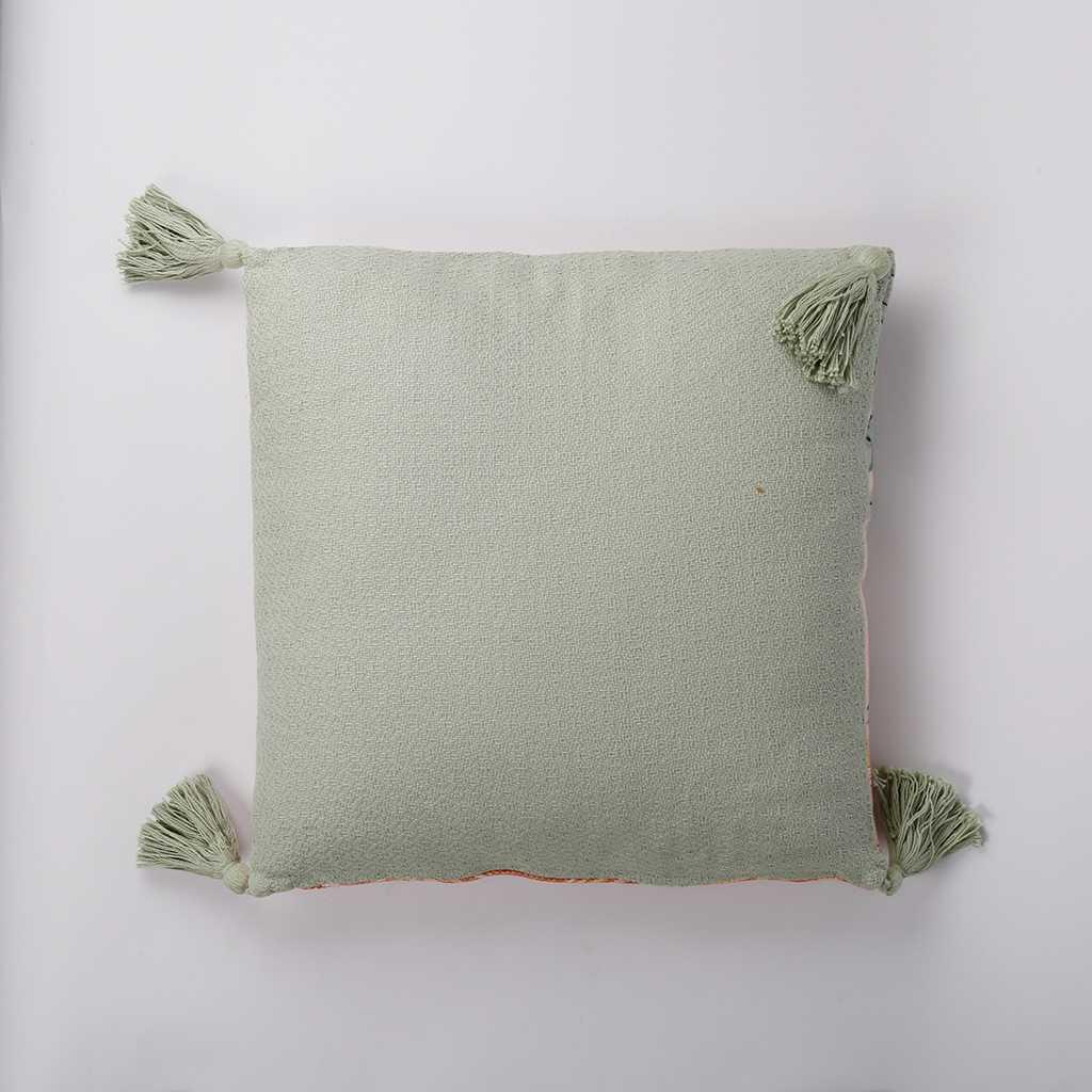 Cushion + Cover palm pattern