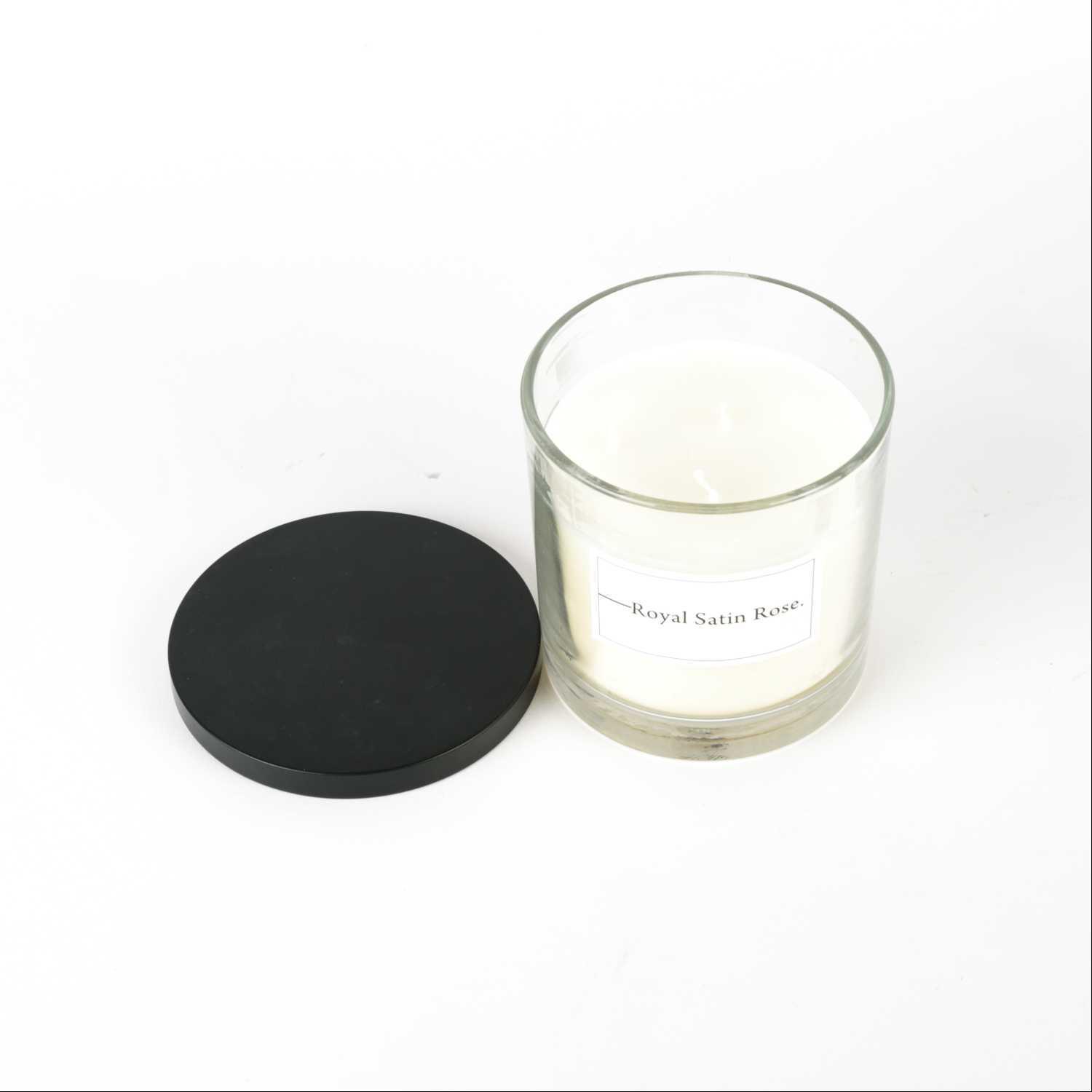 Scented Glass Tin Candle Blue gold