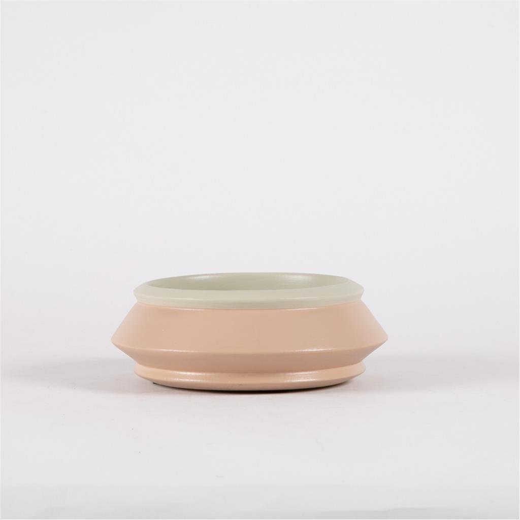 Wooden round serving bowl