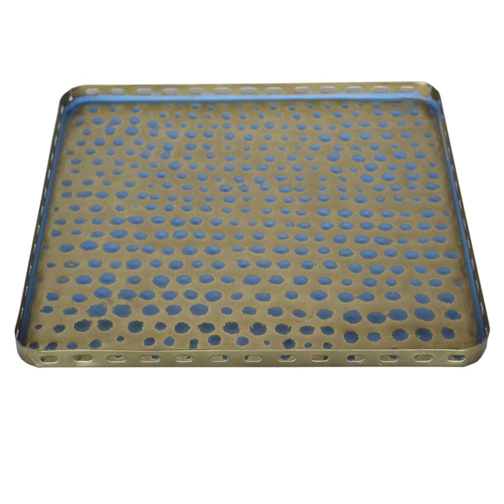 Mardin - square tray - Blue, Small