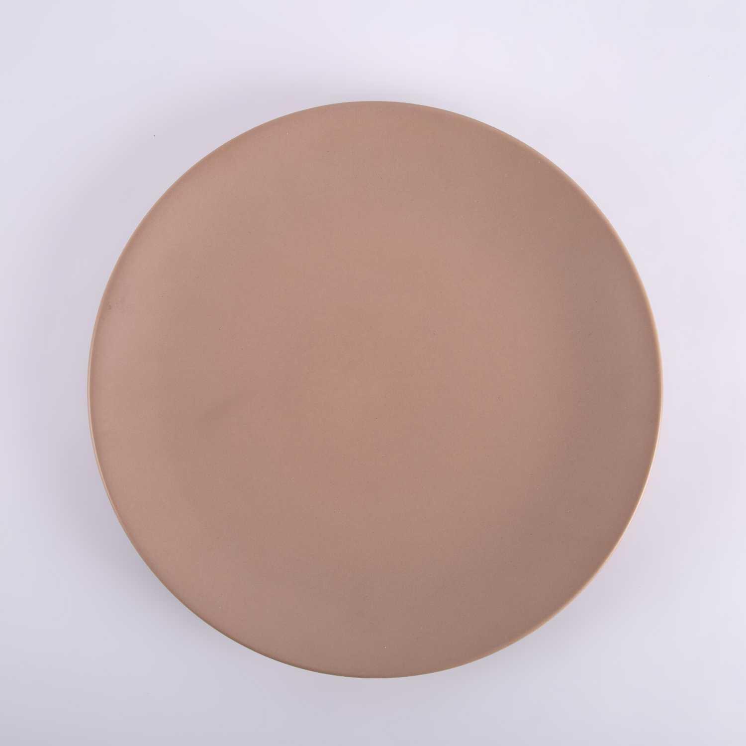 

dinner plate from rothana, Brown