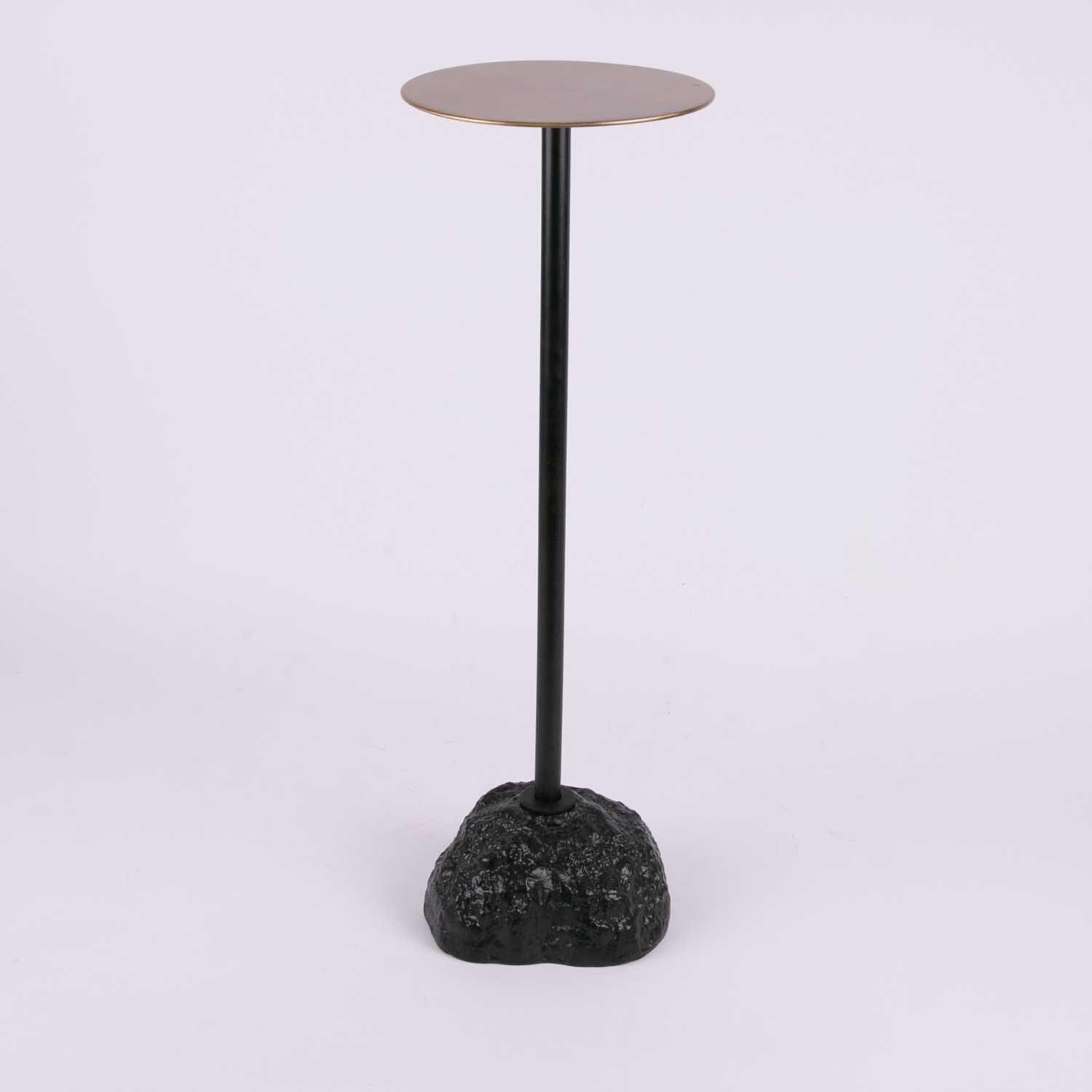 Side Table with Stone Base