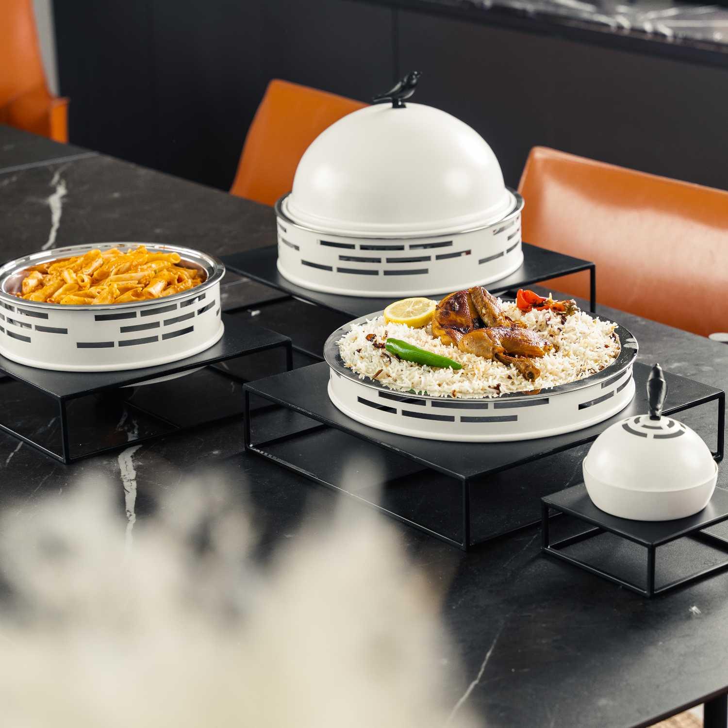 Salad Bowl - White/Black