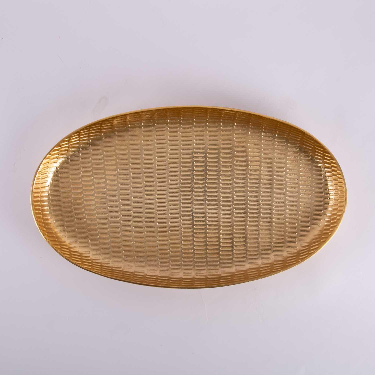 

serving tray from rothana, Gold