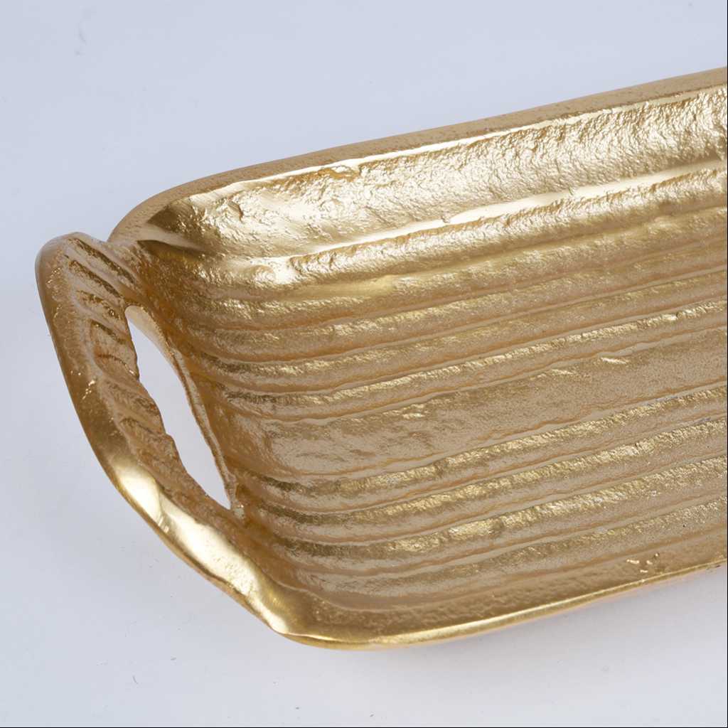 Serving metal tray
