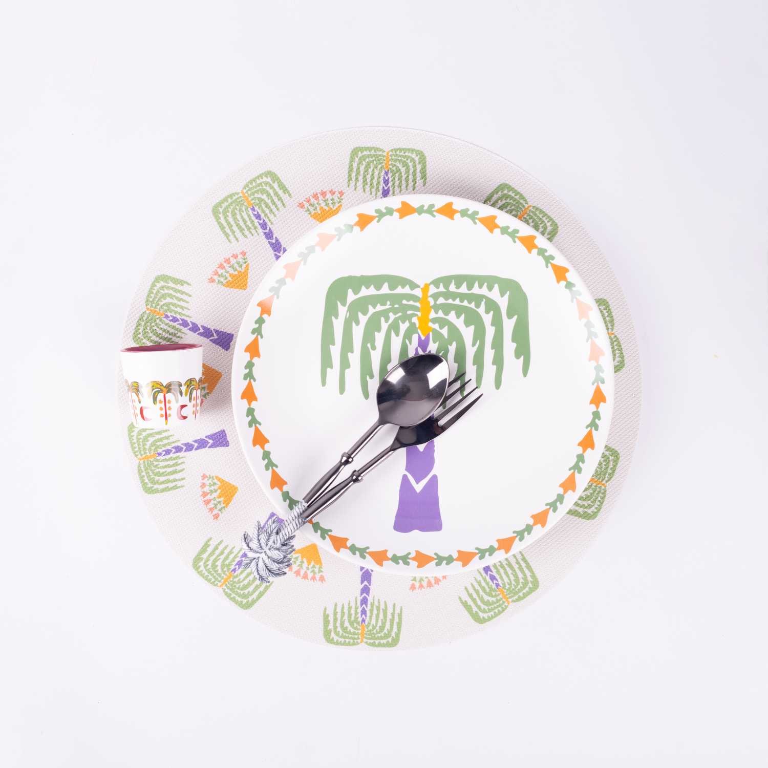 Round Woven Placemat from Retila