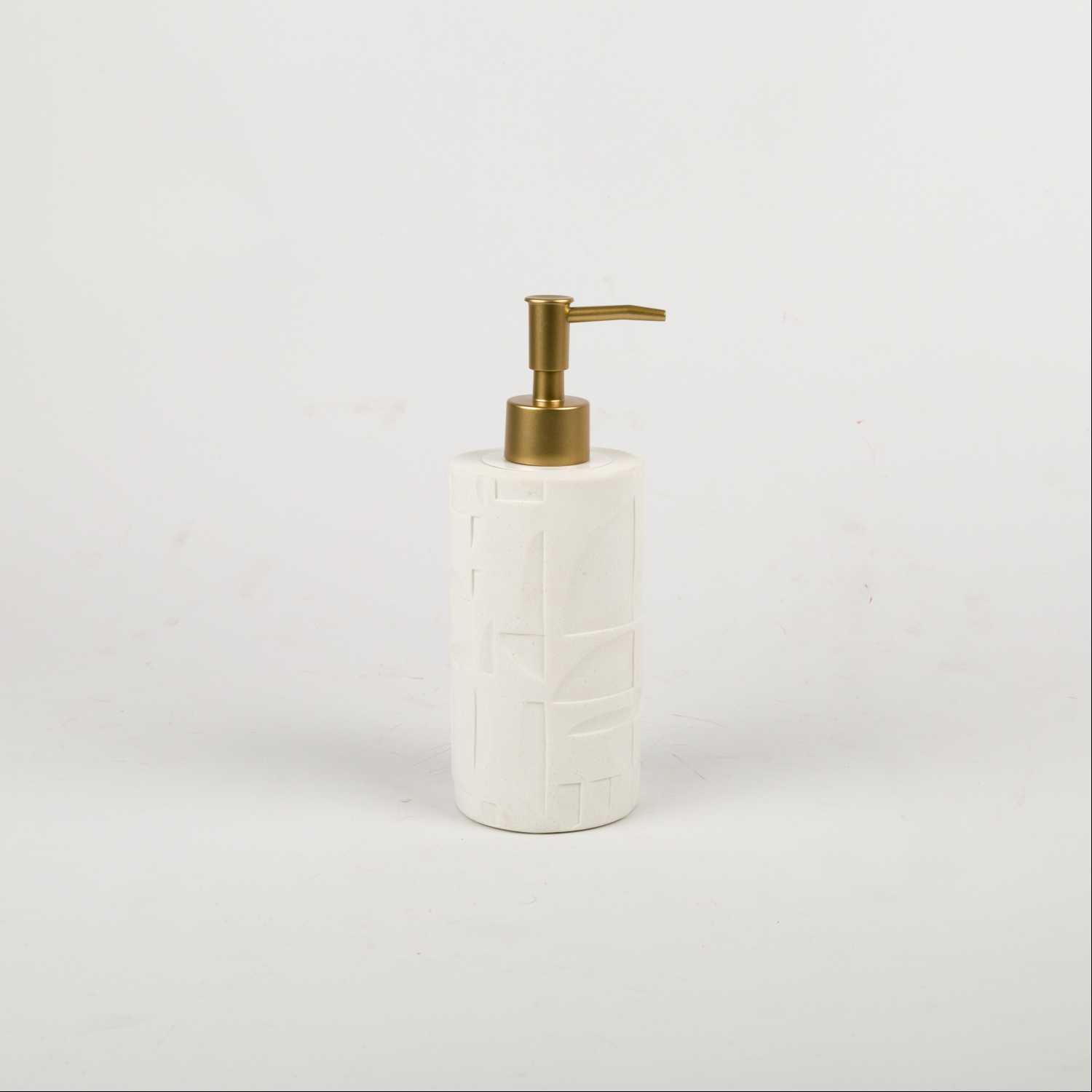 

serene soap dispenser whitebrown