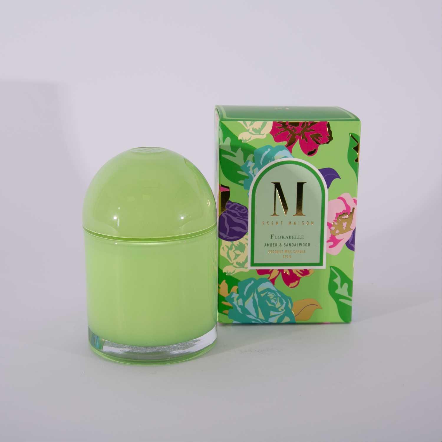شمعة زجاجية معطرة الاسكا