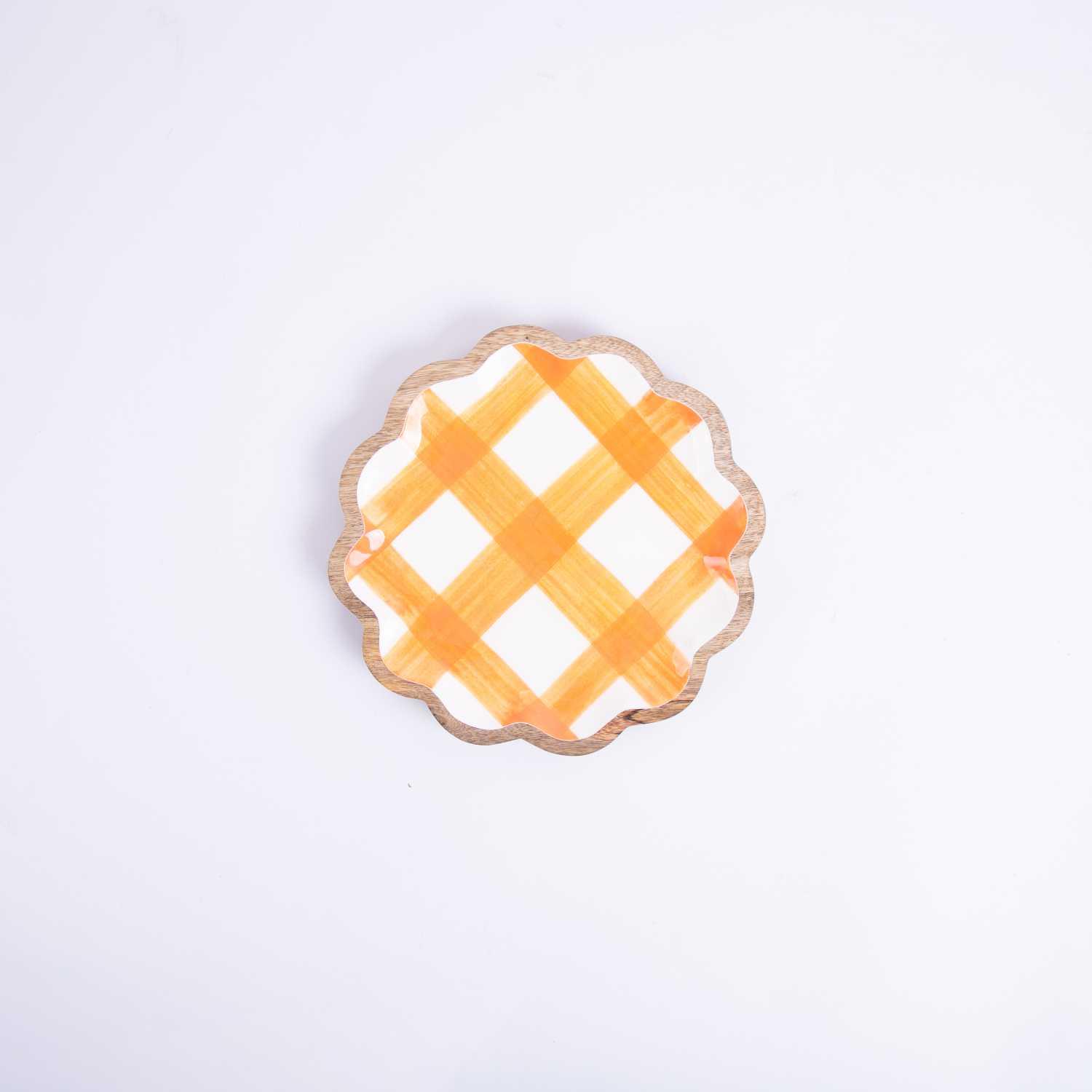 Small Wooden Plate from Solana
