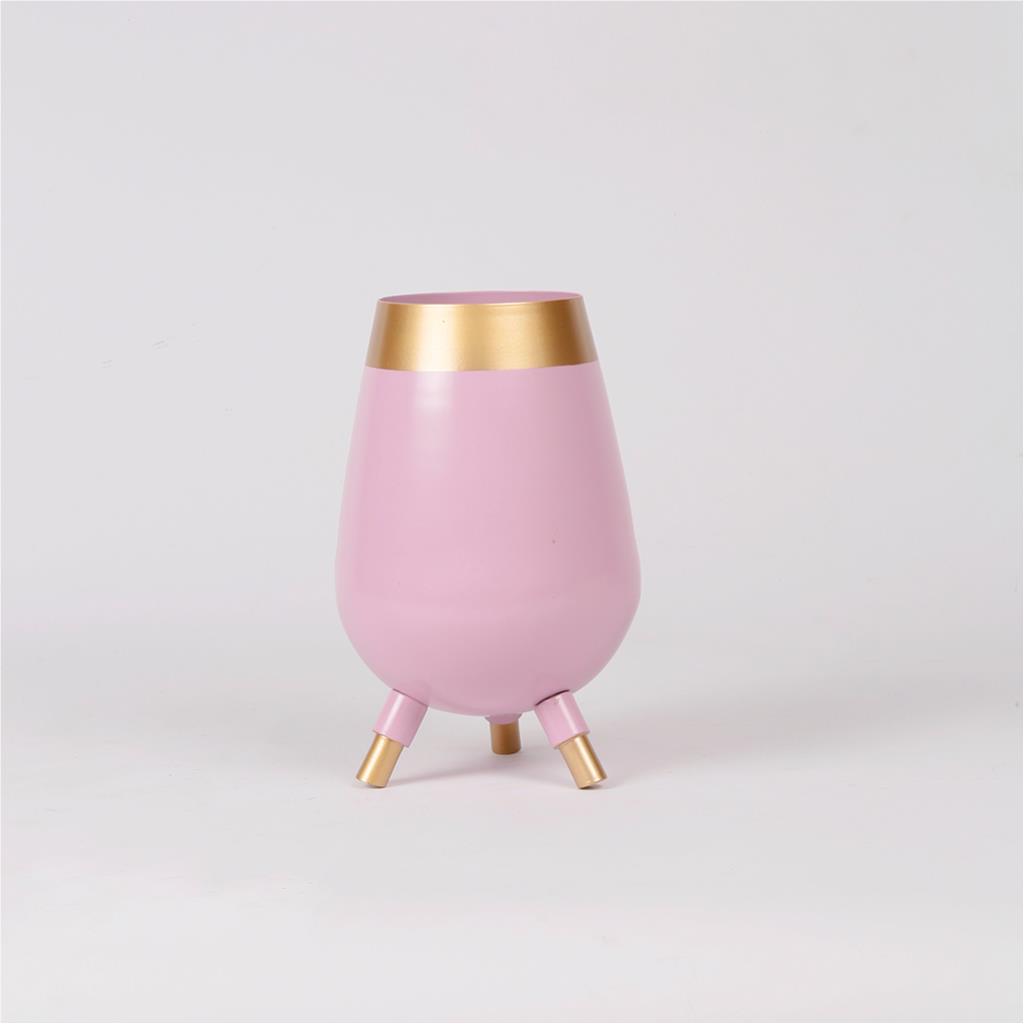 

metal cylinder candle holder from azha, Lilac