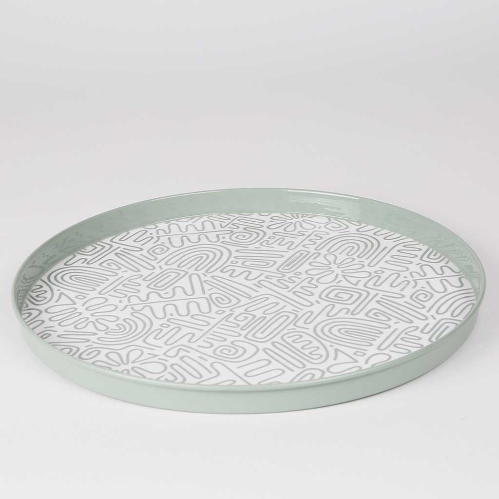 Round tray From Jade