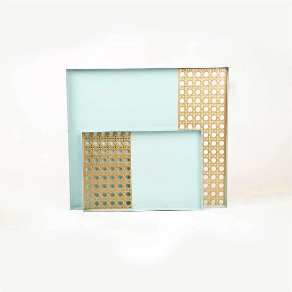 Rectangular Tray from rattan