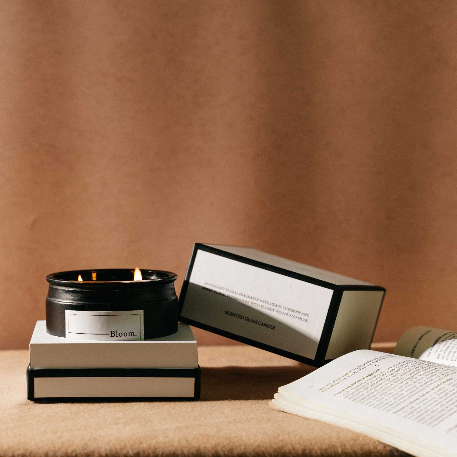 Scented Glass Jar Candle Fresh Linen
