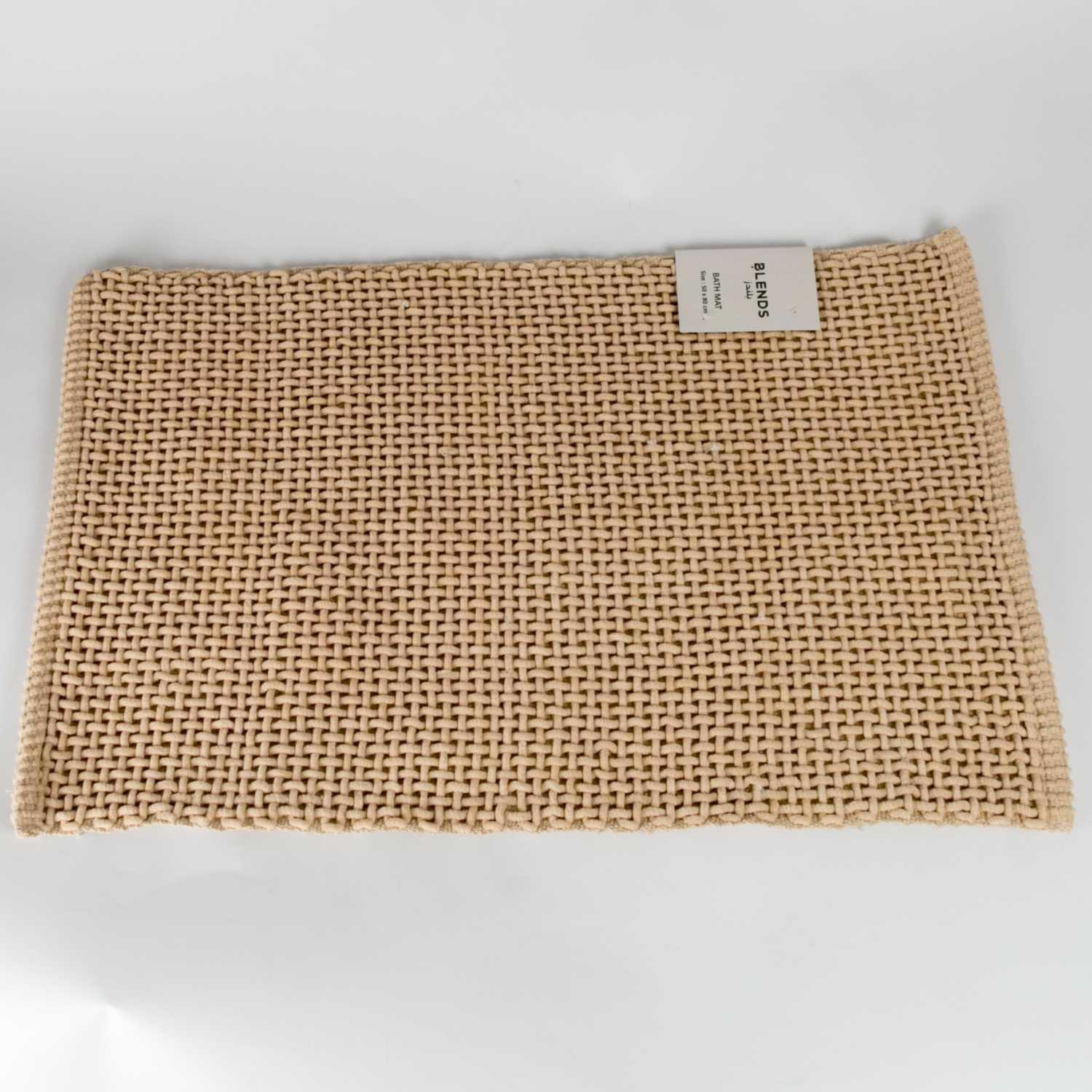 Woven Bathmats Beige