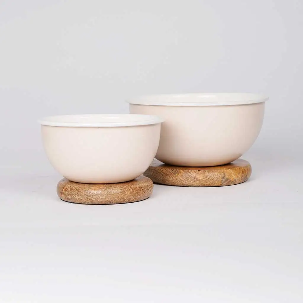 Metal Serving Bowl