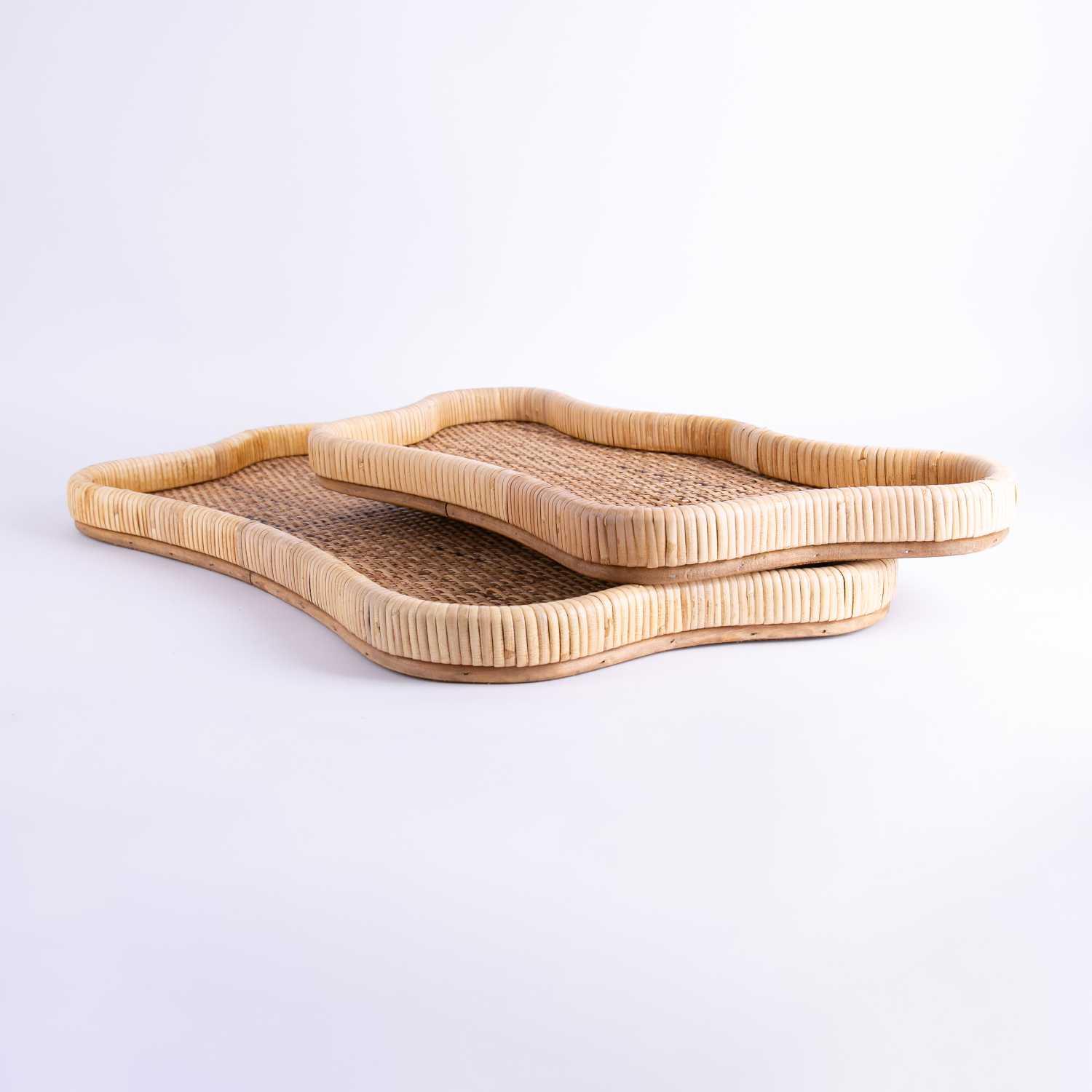 Large Wooden Serving Tray from Aurora
