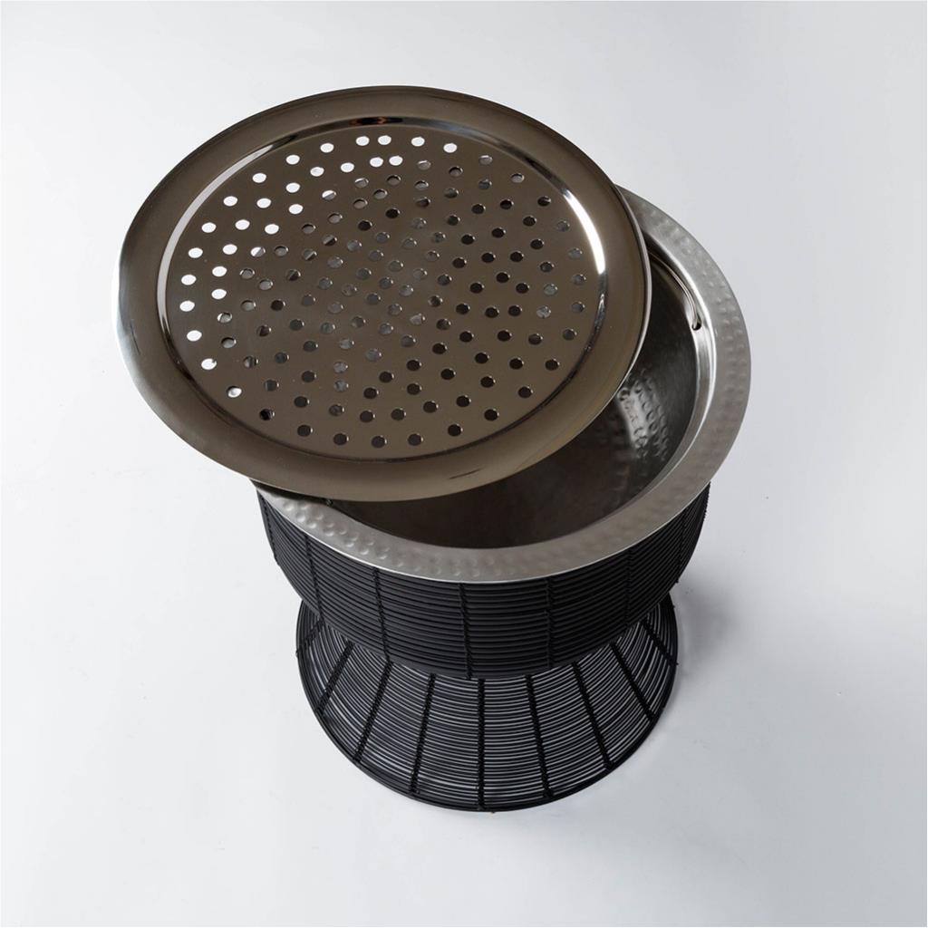 Charcoal fire pit Geo