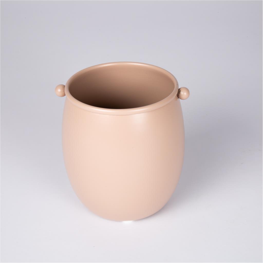 

plant pot with 2 dots, Orange