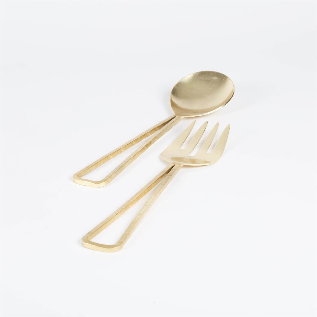 Salad server gold set of 2