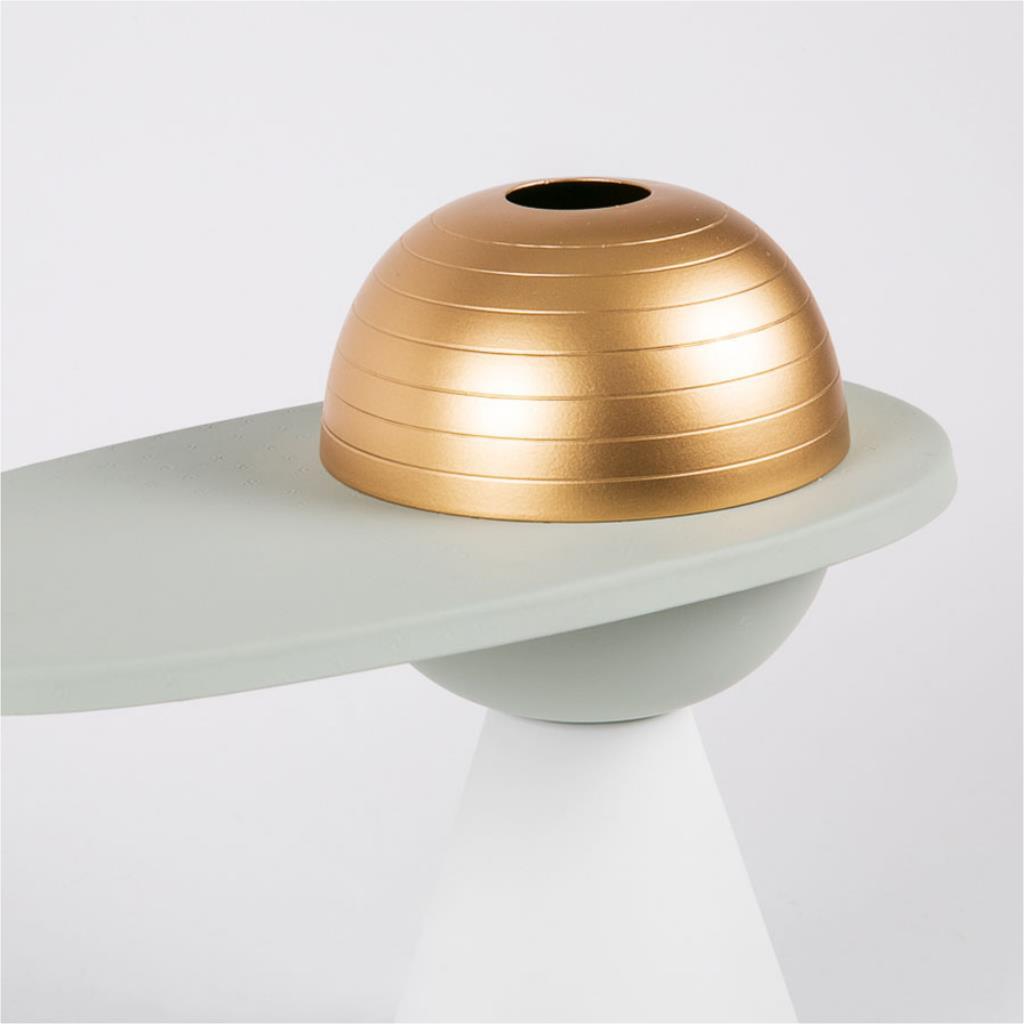 Metal mabkhara round top