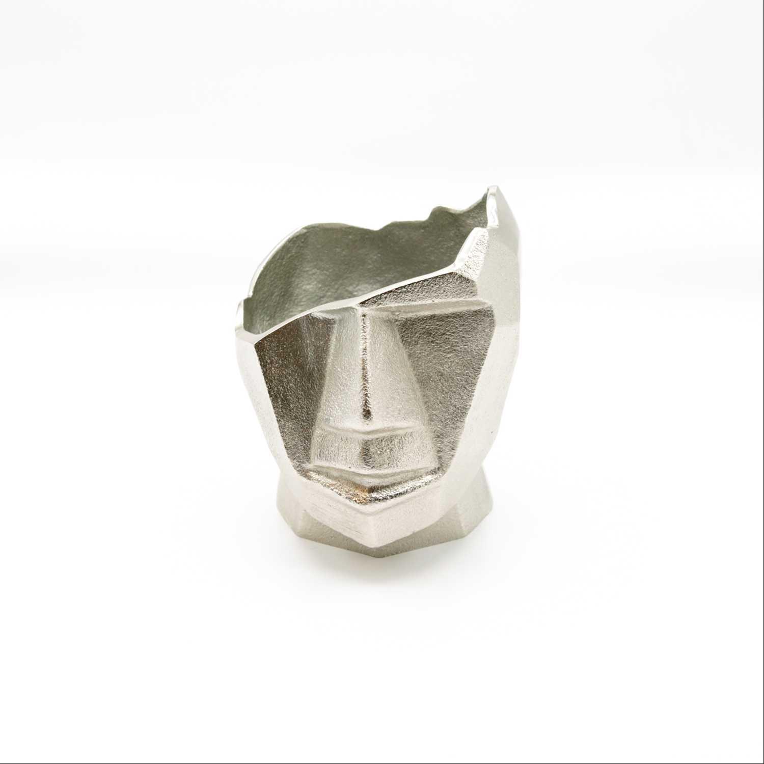 

pot face - silver, Gray