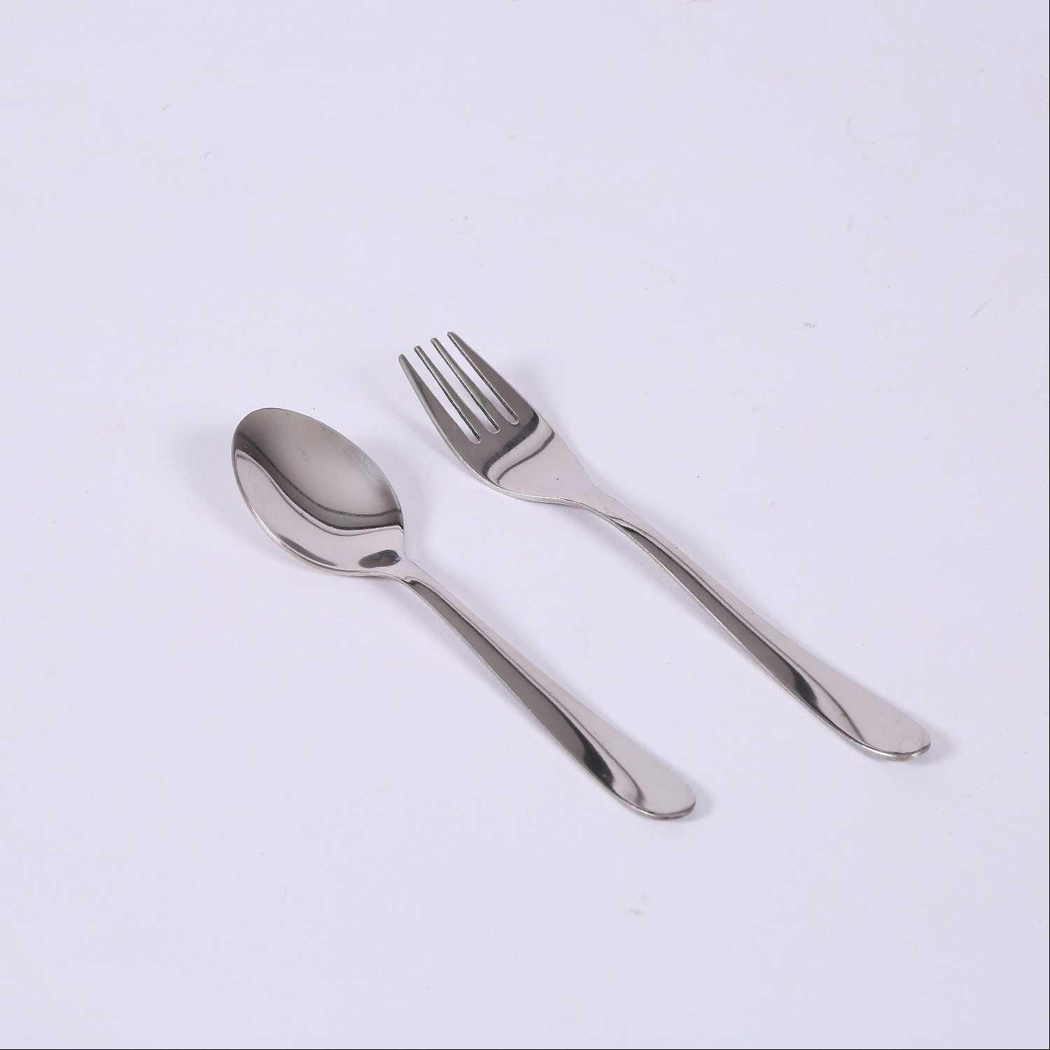 12 Pc Dessert Cutlery Set - Silver