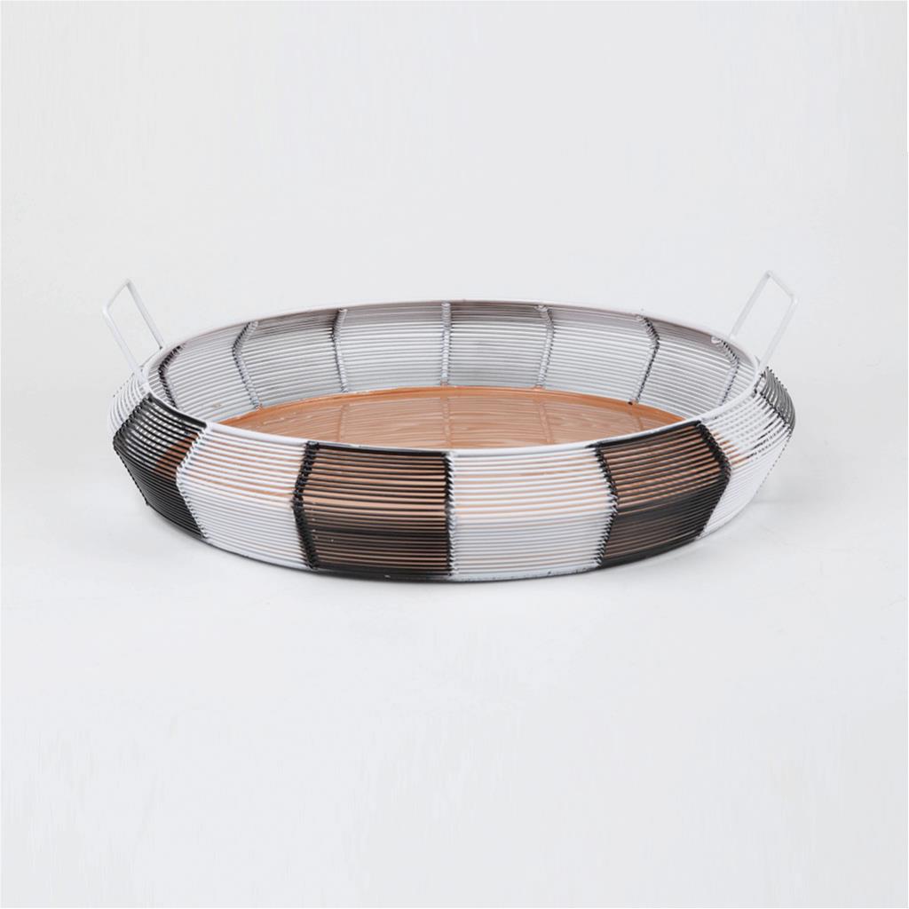 Round tray with handles From Mimosa
