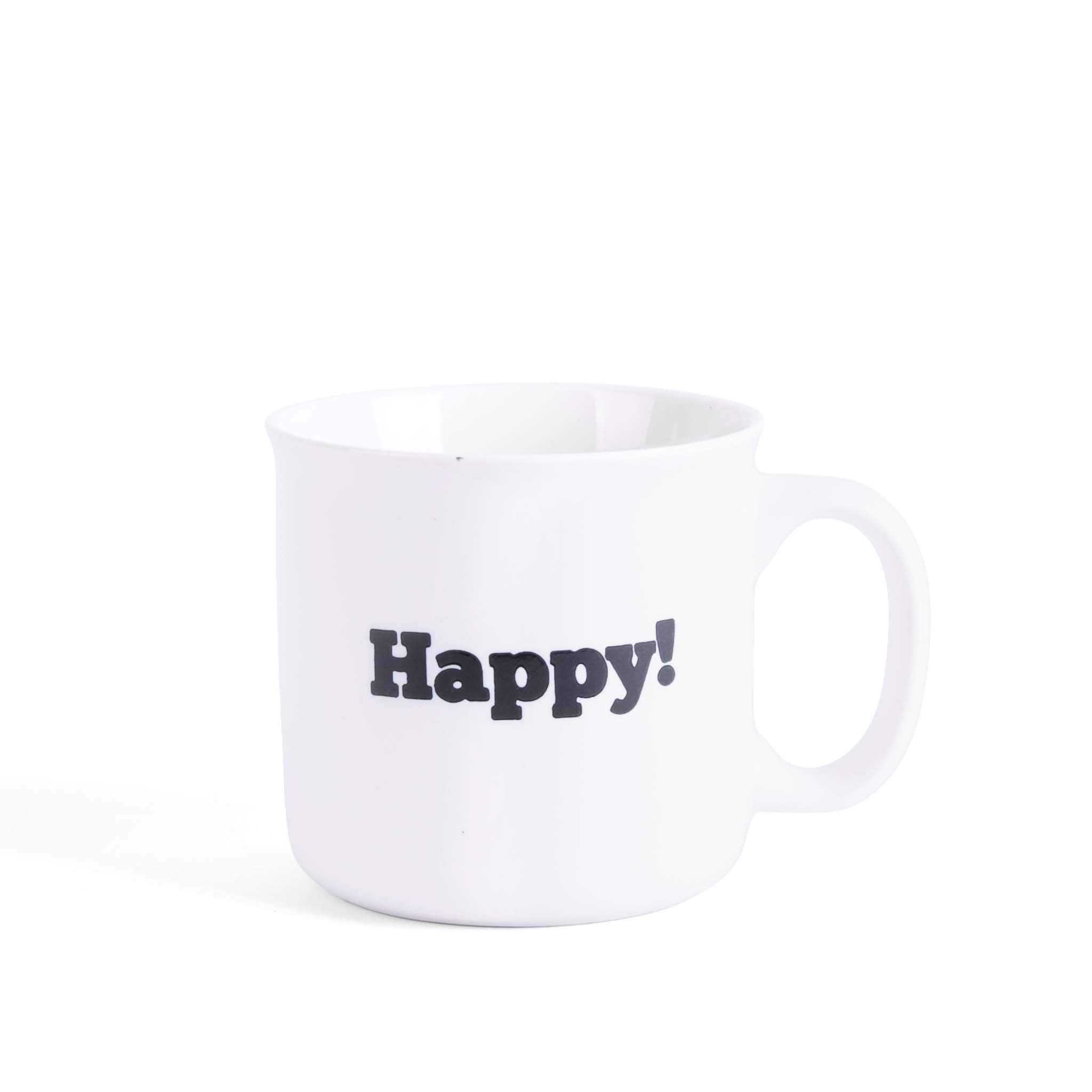 كوب قهوة بعبارة Happy من اورورا